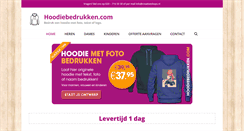Desktop Screenshot of hoodiebedrukken.com